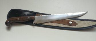 FACA PICANHEIRA DE 11 POLEGADAS DORSO MOSQUEADO - Imagem 3
